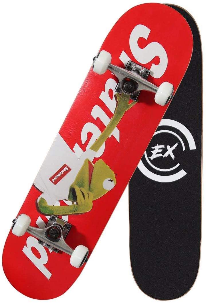 Pro Skateboard Standard Skateboards Cruiser Complete Canadian Maple 8 Layers Double Kick Concave Skate Boards
